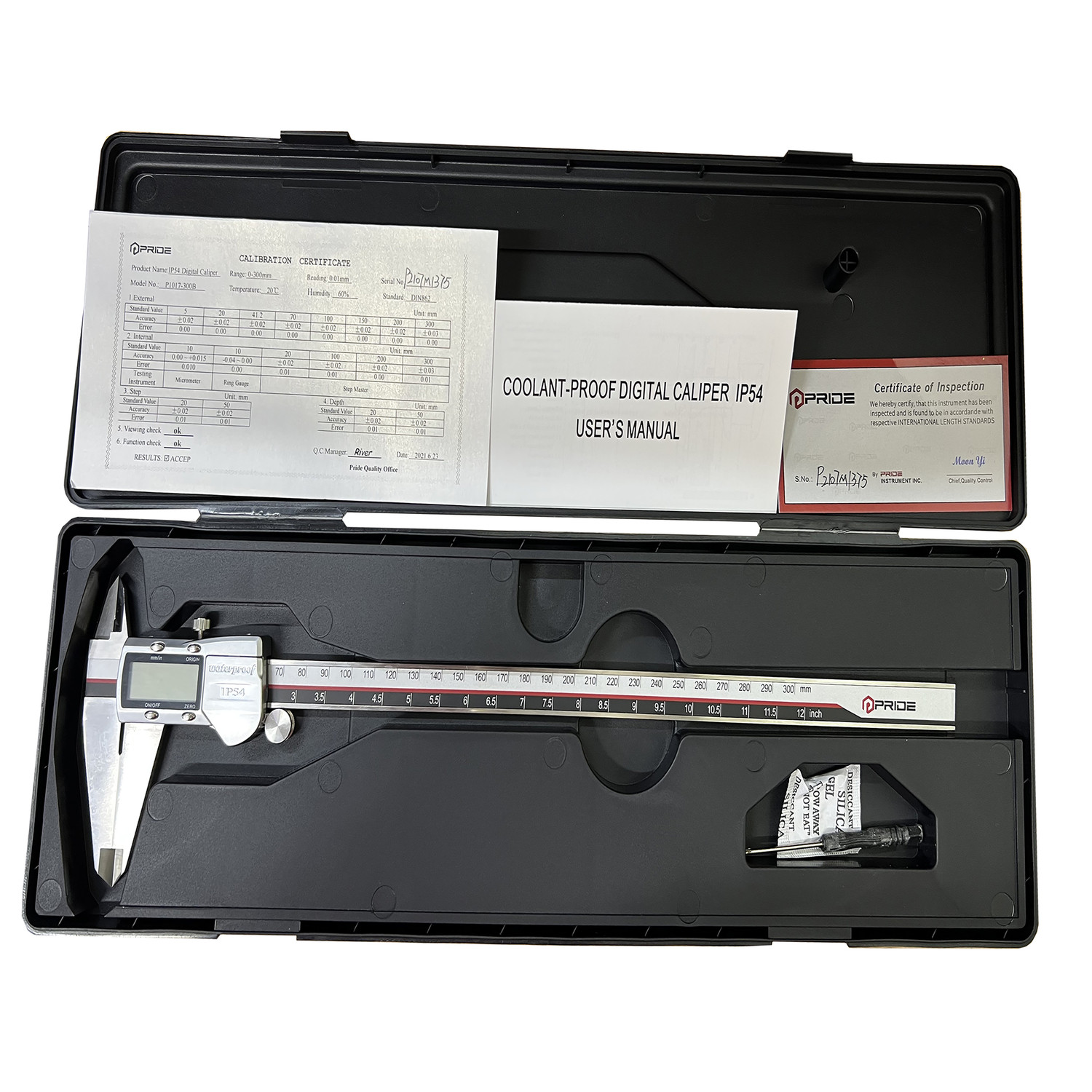 کولیس پراید مدل P1017-300B گستره 0-300 میلیمتر کولیس پراید مدل P1017-300B گستره 0-300 میلیمتر