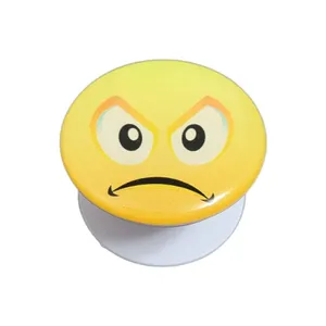 پایه نگهدارنده گوشی موبایل پاپ سوکت طرح اخمو مدل پاستیلی براق