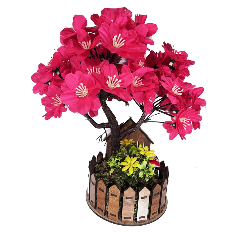 گل مصنوعی مدل کلبه بهاری