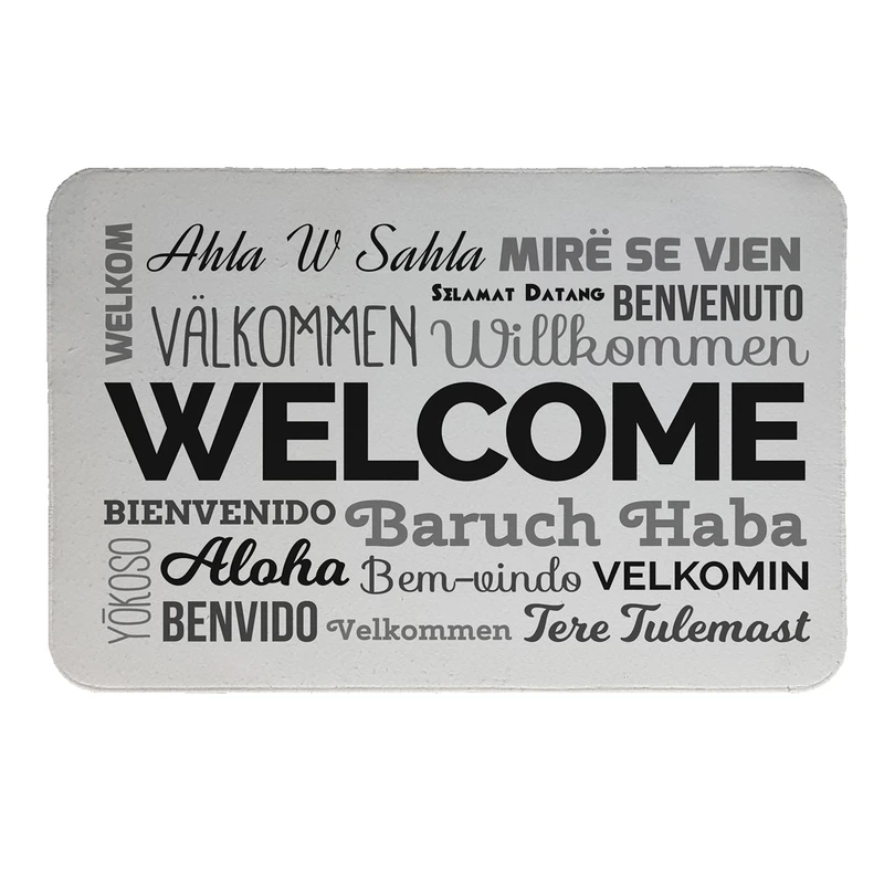 پادری طرح welcome کد 8483 سایز 110× 80 سانتی متر