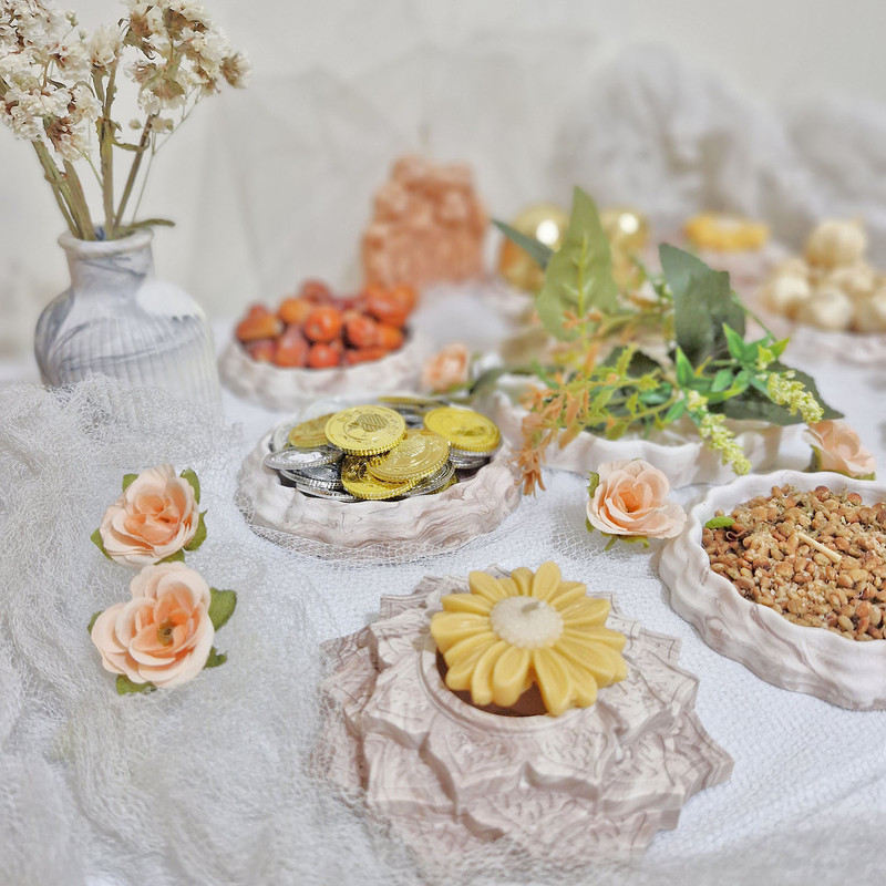 ست 9 تکه هفت سین  کنگره  نیک ثمر مدل مرمر