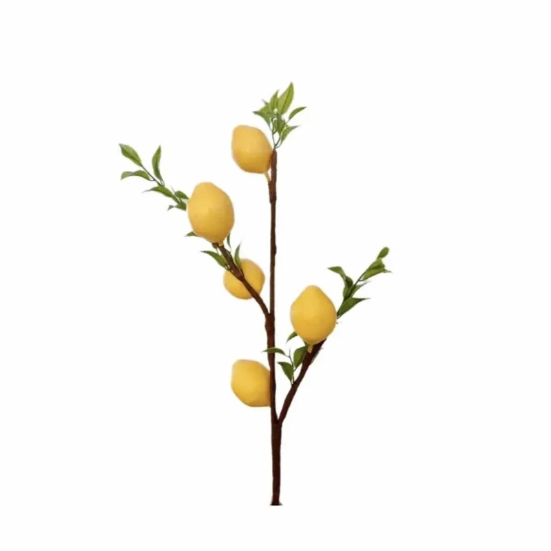 گل مصنوعی مدل شاخه لیمو دکوراتیو