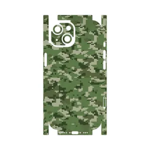 MAHOOT Army_Green_Pixel-FullSkin Cover Sticker for Apple iPhone 15
