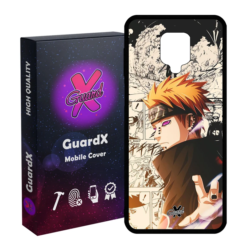 کاور گارد ایکس طرح Anime مدل Glass10378 مناسب برای گوشی موبایل شیائومی Redmi Note 9S / Note 9 Pro / Note 9 Pro Max