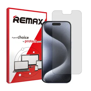 Remax HyGEL model transparent screen protector suitable for Apple iPhone 15 Pro
