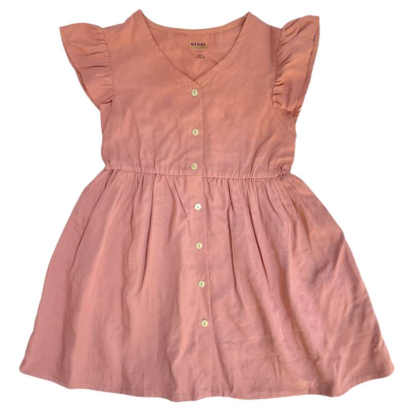 پیراهن دخترانه کیابی مدل 3638 چیندار