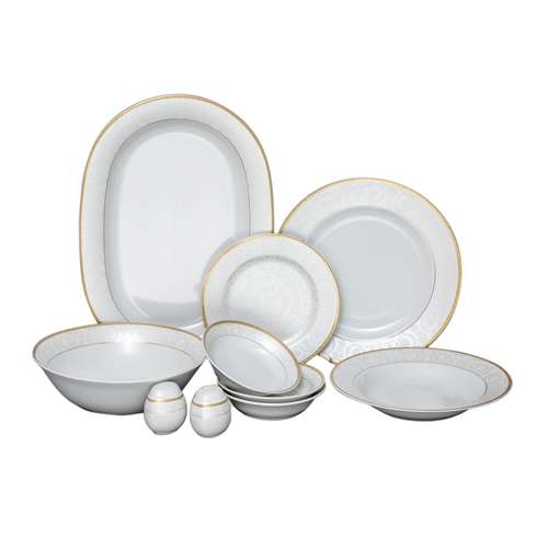 سرویس غذاخوری 28 پارچه 6 نفره مقصود مدل هنریک