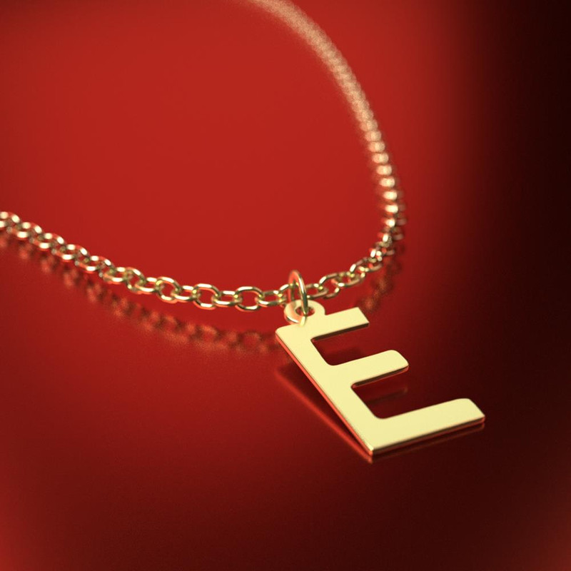 آویز ساعت طلا 18 عیار زنانه مدوپد مدل حرف E کد CA16839