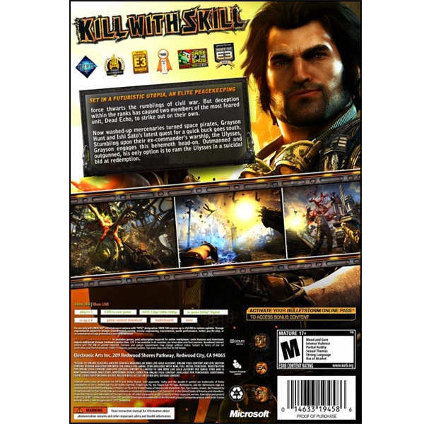 بازی BulletStorm مخصوص Xbox 360