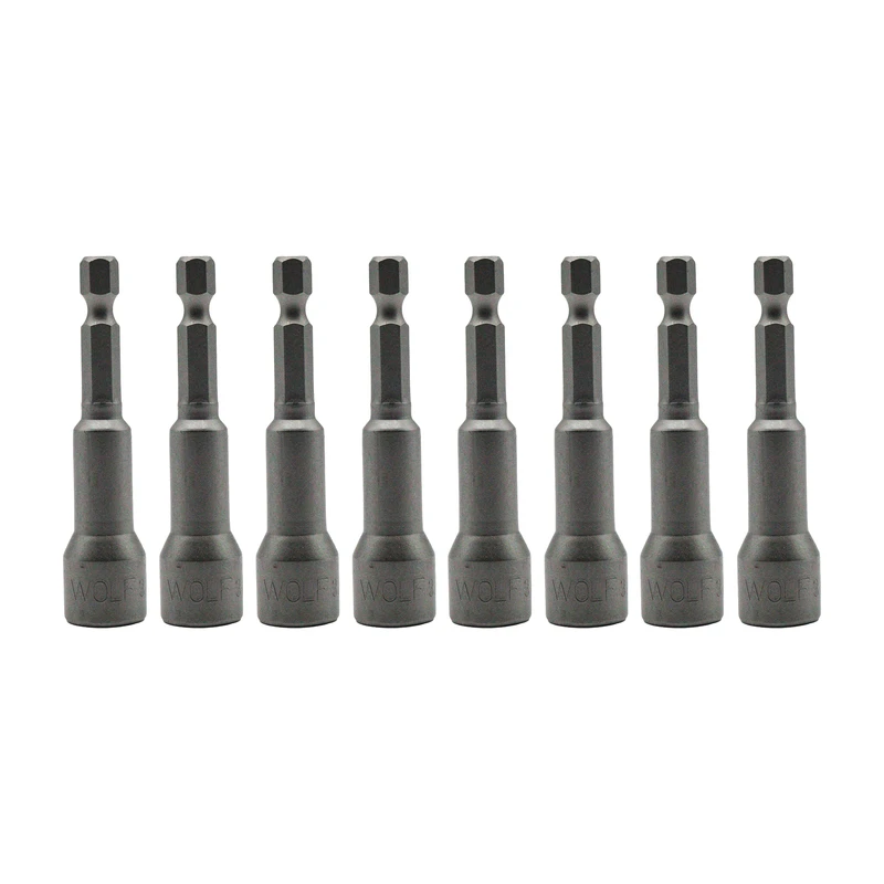 بکس سر دریلی ولف مدل YP-MAGNET-3/8x65MM مجموعه 8 عددی  