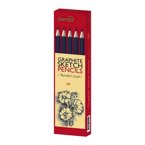 مداد طراحی اونر مدل B6 بسته 12 عددی
