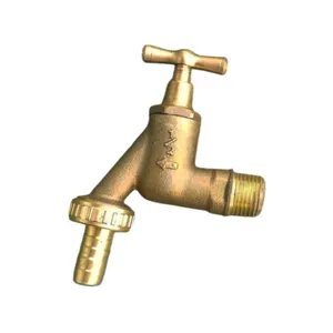 شیر حیاطی مدل برنجی 1/2