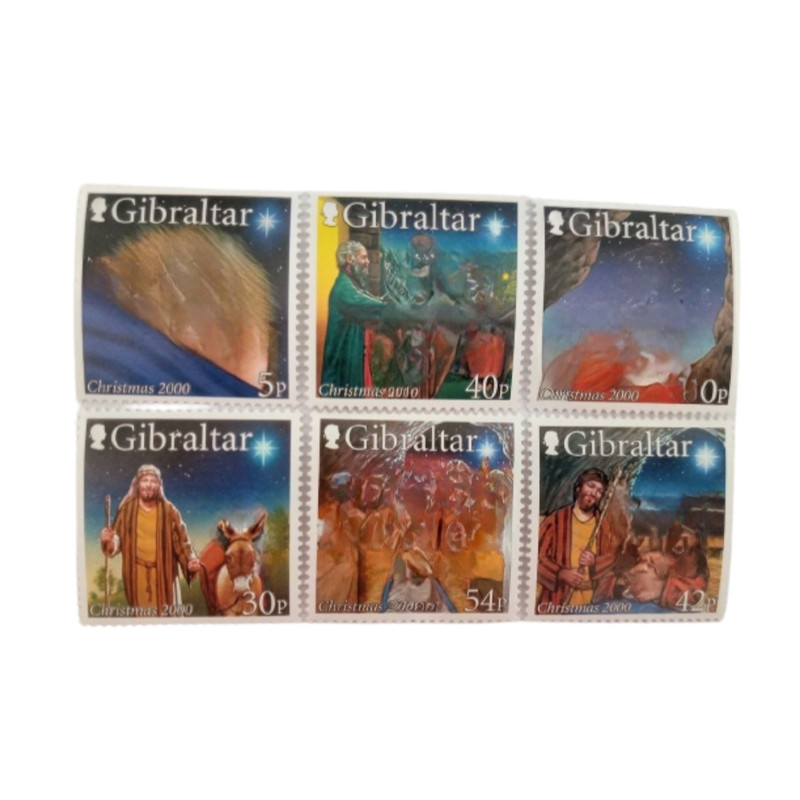 تمبر یادگاری مدل جبل الطارق 2000 مجموعه 6 عددی