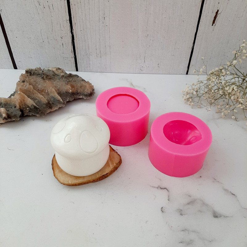 قالب سیلیکونی مدل بانکه طرح قارچ مجموعه 2 عددی