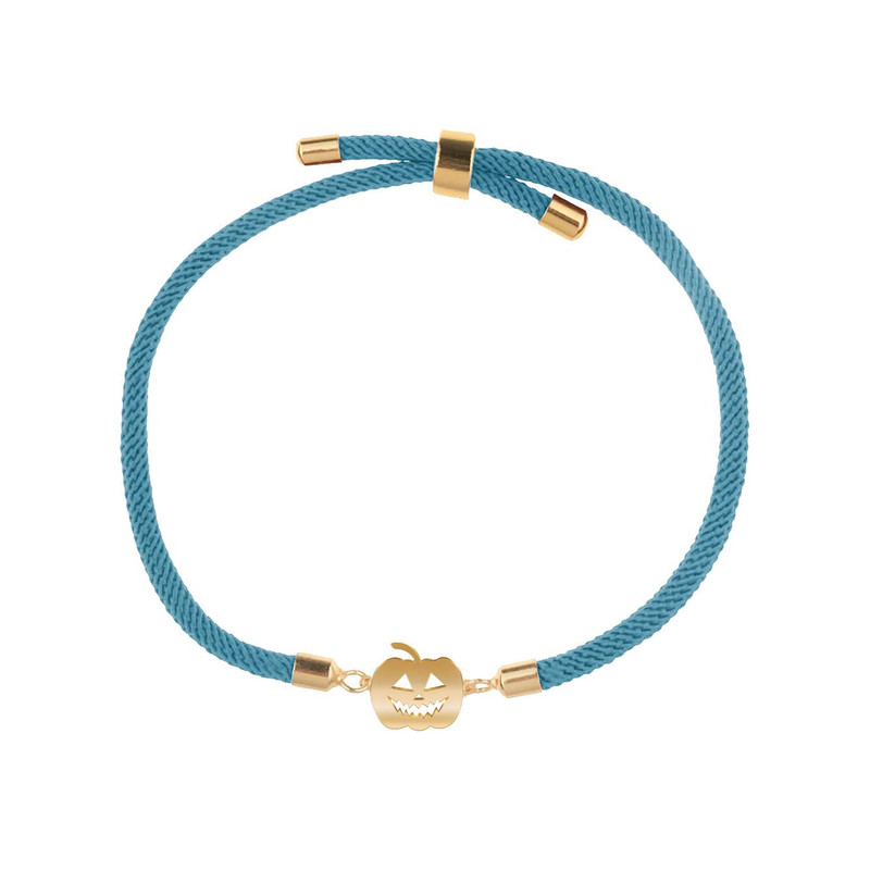 دستبند طلا 18 عیار زنانه مدوپد مدل کدو تنبل کد D25-10157