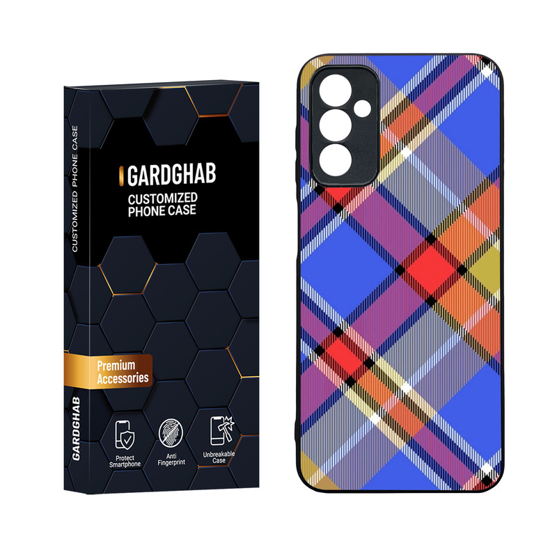 کاور گارد قاب مدل دورژله ای پشت گلس ساده مناسب برای گوشی موبایل سامسونگ Galaxy M13 4G