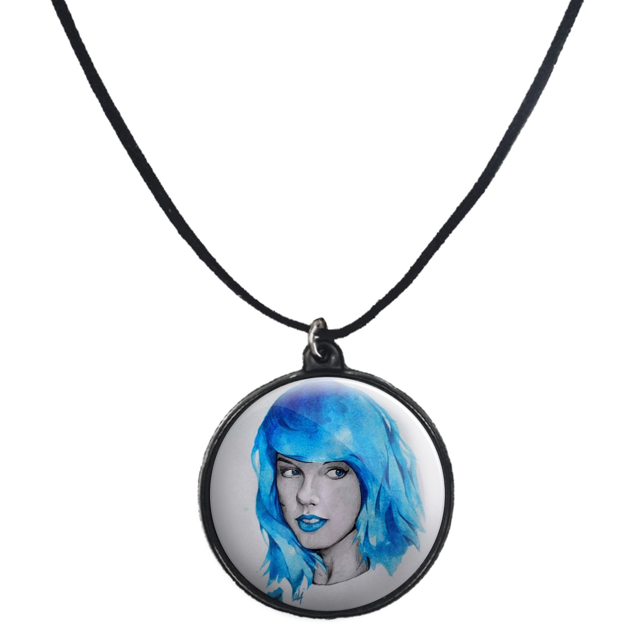 گردنبند پرمانه طرح تیلور سویفت کد pmb.2887 مدل دو طرفه