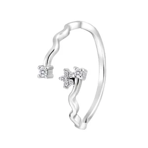 انگشتر نقره زنانه اقلیمه مدل AN132