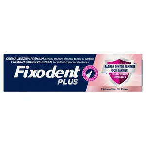 چسب دندان مصنوعی فیکسودنت مدل plus وزن 40 گرم