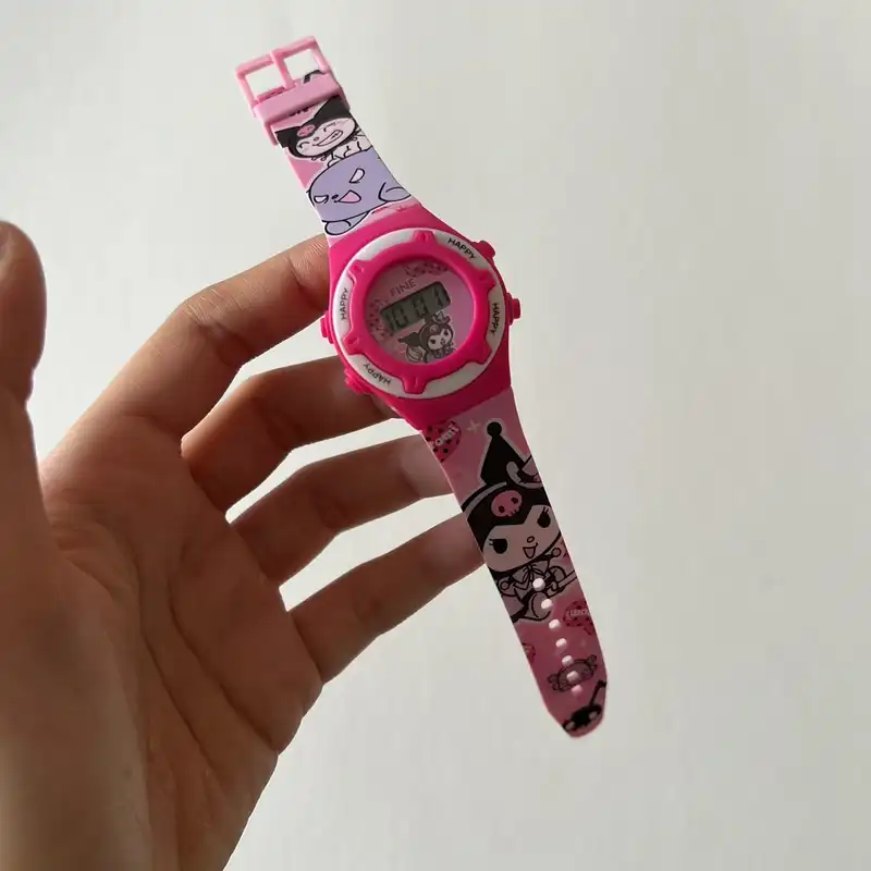 ساعت مچی عقربه ای بچگانه مدل بند سیلیکونی