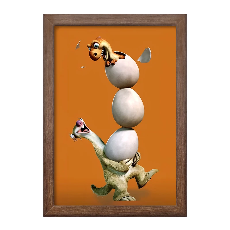 تابلو خندالو طرح عصر یخبندان (Ice Age) کد F8326