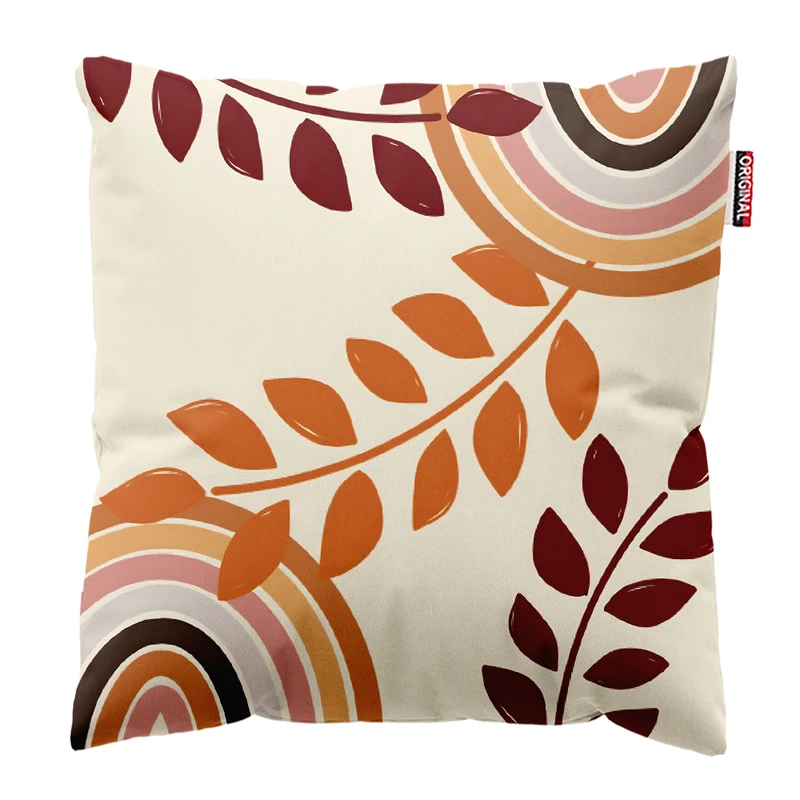 کوسن پاد آفرین مدل بوهو طرح مینیمال کد PK403128 سایز 40*40 سانتی متر