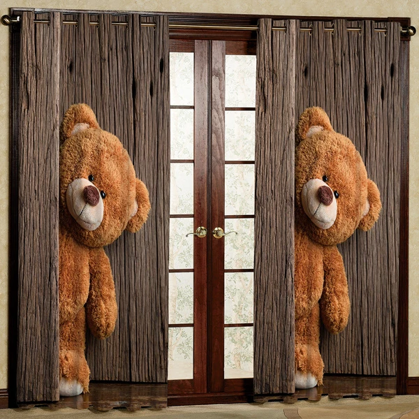 پرده مدل چاپی هازان پانچی کد 257 سایز 200x140 سانتی متر