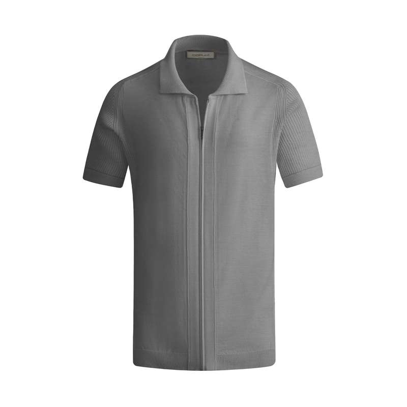 ژاکت مردانه کروم مدل زیپ دار2412308 ژاکت مردانه کروم مدل زیپ دار2412308