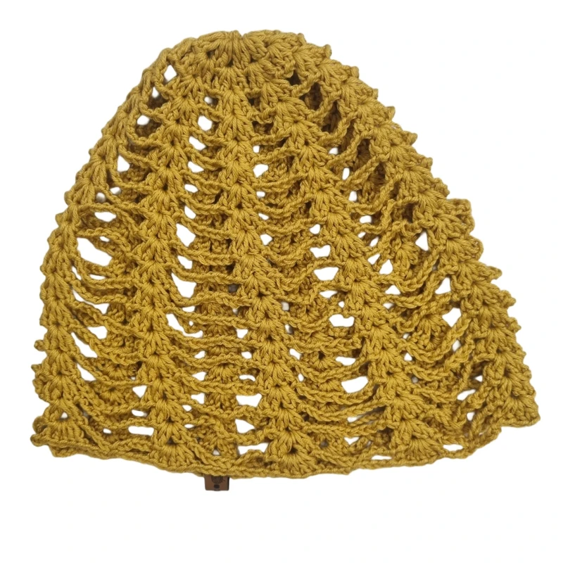 کلاه بافتنی زنانه مدل دستبافت توری