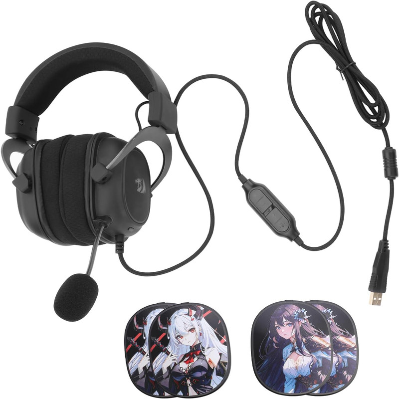 هدست گیمینگ باسیم ردراگون مدل ZEUS H510-MS صدای 7.1 کاناله