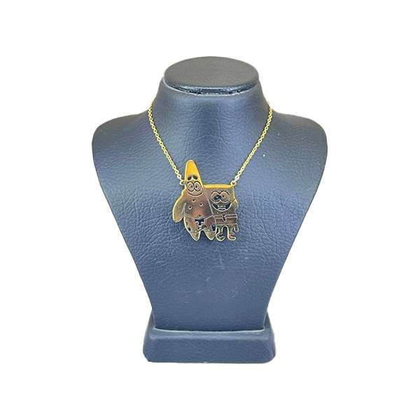 گردنبند دخترانه مدل پاتریک و باب اسفنجی کد 121250 گردنبند دخترانه مدل پاتریک و باب اسفنجی کد 121250