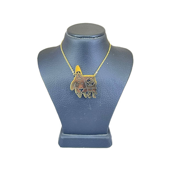 گردنبند دخترانه مدل پاتریک و باب اسفنجی کد 121250 گردنبند دخترانه مدل پاتریک و باب اسفنجی کد 121250