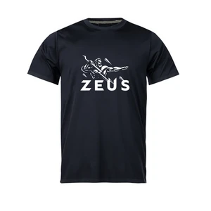 تی شرت آستین کوتاه مردانه مدل zeus_NC1_0277_رنگ مشکی