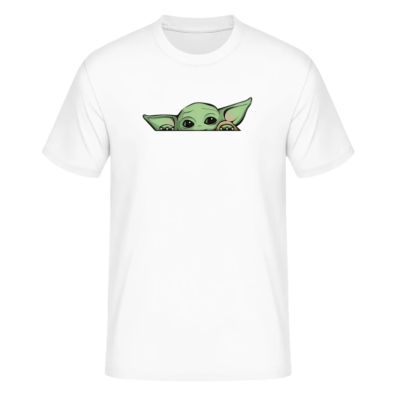 تی‌شرت آستین کوتاه مردانه مدل بی بی یودا کد 02