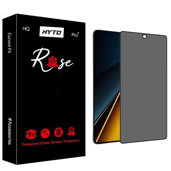 محافظ صفحه نمایش حریم شخصی هیتو مدل Rose Matte 005 مناسب برای گوشی موبایل شیائومی Redmi Note 13 Pro 5G / K70 / X6 Pro 5G 