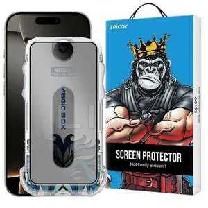  Epicoy Lion Privacy easy install Screen Protector For Apple iPhone 16 Pro  With Install Kit