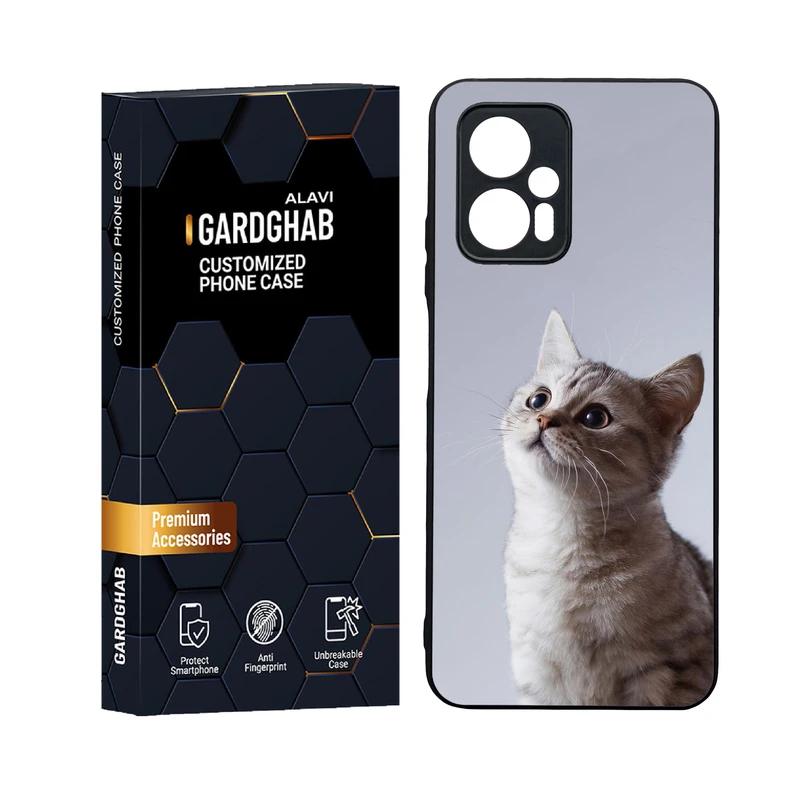  کاور گارد قاب علوی مدل  دورژله ای پشت گلس حیوانات مناسب برای گوشی موبایل شیائومی Poco X4 GT