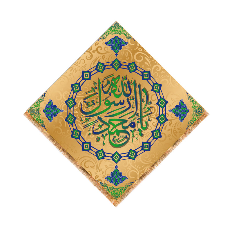 پرچم مدل لوزی ولادت پیامبر کد 6252S