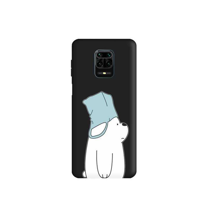 کاور طرح خرس کله فندقی  کد s3231 مناسب برای گوشی موبایل شیائومی Redmi Note 9s / Note 9 Pro  