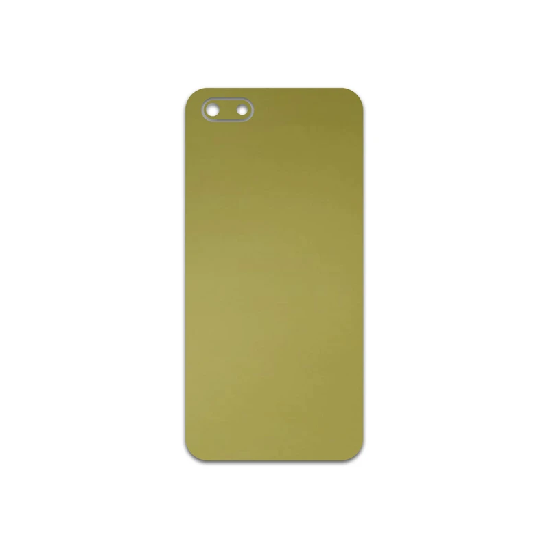 برچسب پوششی ماهوت مدل Matte-Gold مناسب برای گوشی موبایل هوآوی Y5 Prime 2018