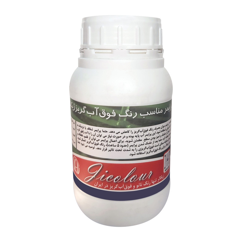 رنگ پرایمر آکریلیک شفاف ژیکالر کد 102 وزن 1 کیلوگرم 