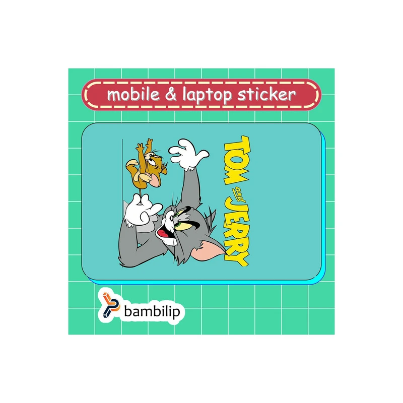 استیکر بامبیلیپ مدل کارت عابر طرح کارتون تام و جری کد 4280167
