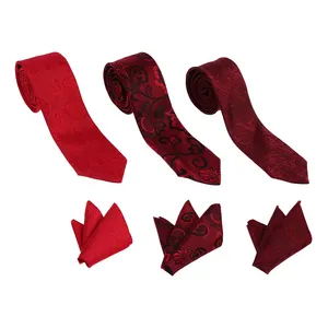 ست کراوات و دستمال جیب مردانه مدل نیوفشن بسته 3 عددی