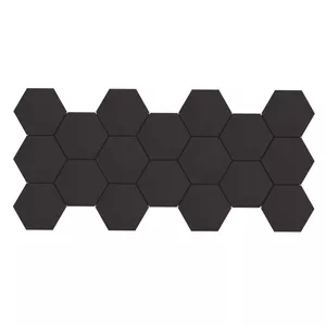 پنل آکوستیک اکوترپ مدل شش ضلعی hex12.12.4 بسته 18 عددی