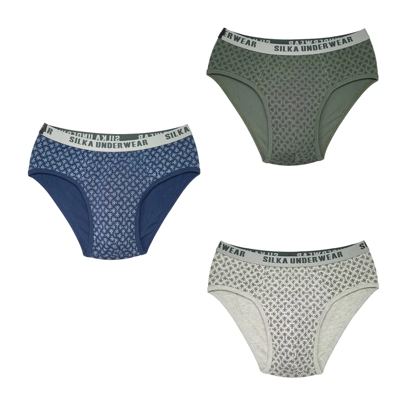 شورت اسلیپ مردانه سیلکا مدل ادم فضایی مجموعه 3 عددی