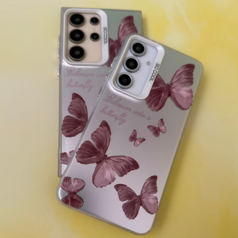 کاور مدل so cool طرح پروانه مناسب برای گوشی موبایل سامسونگ Galaxy A55