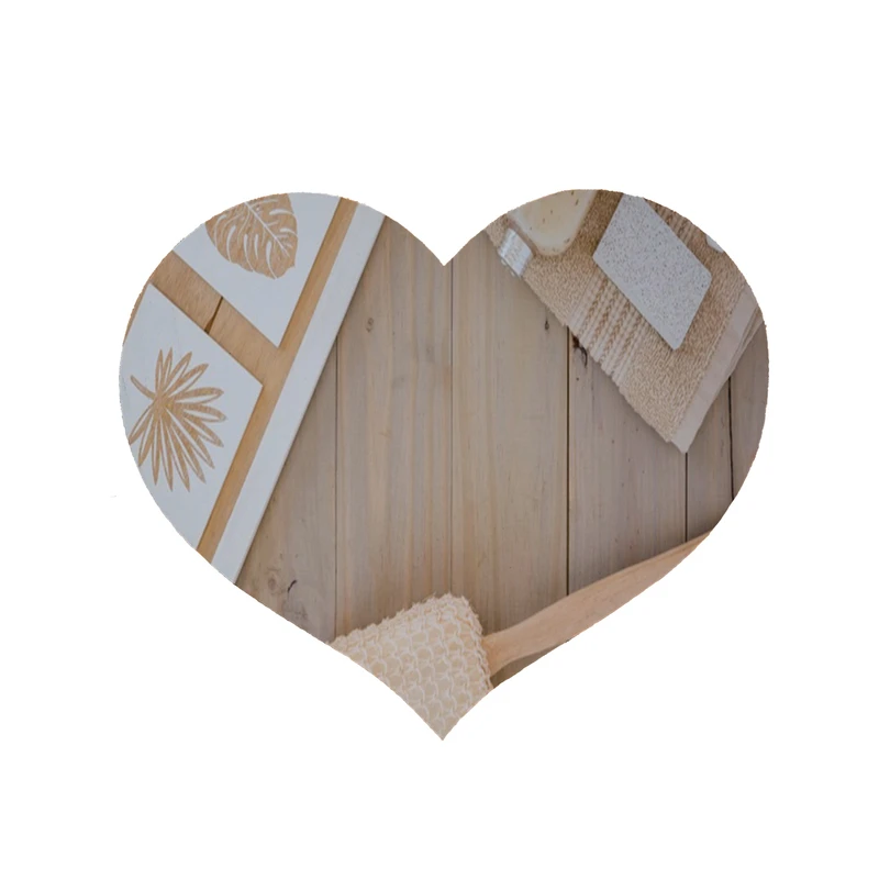    پادری مدل قلب طرح حوله کد 8174 سایز 90 × 90 سانتی متر