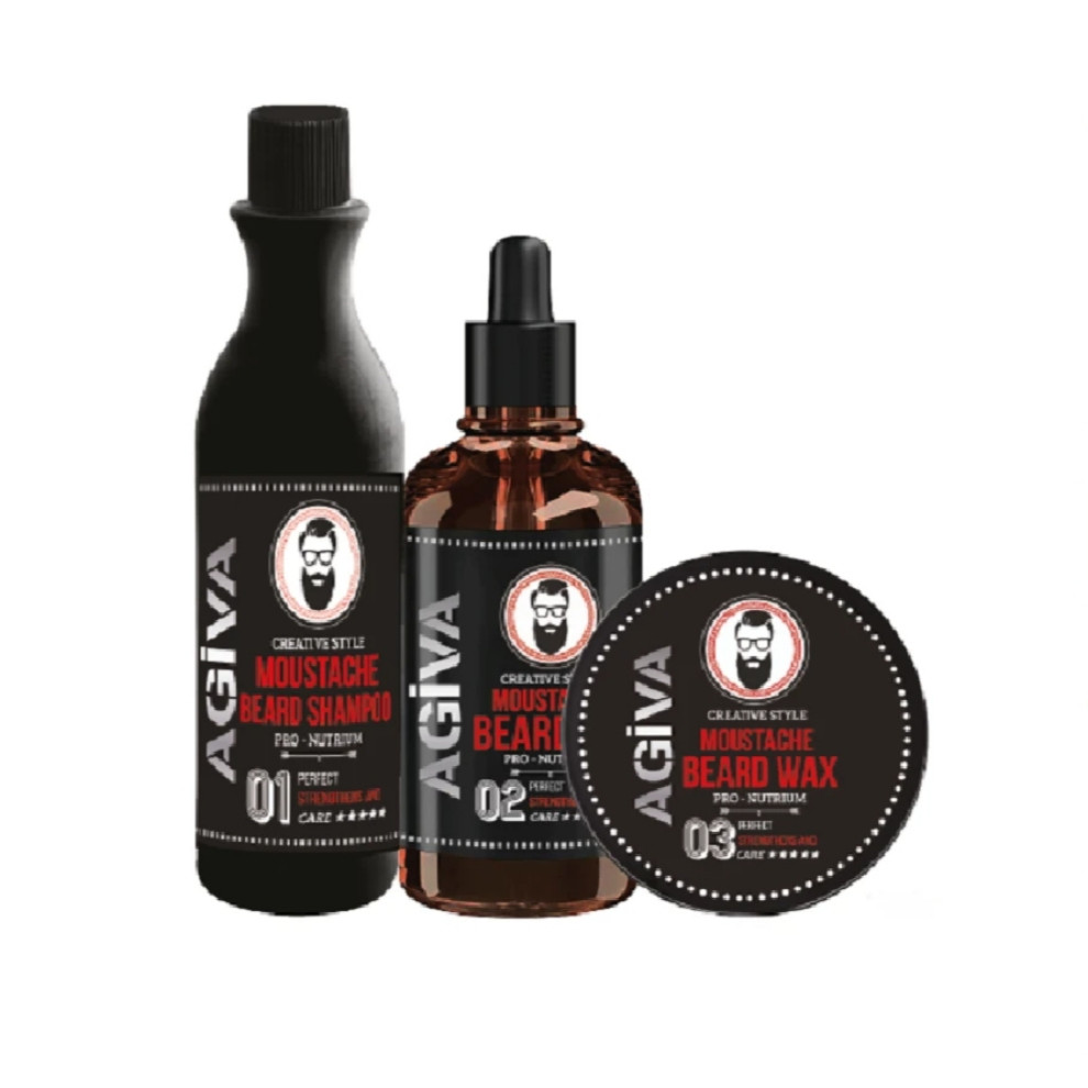 مجموعه مراقبت ریش و سبیل آگیوا مدل تقویت کننده حجم 180 میلی لیتر مجموعه مراقبت ریش و سبیل آگیوا مدل تقویت کننده حجم 180 میلی لیتر