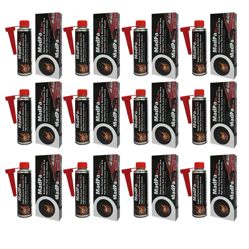 مکمل سوخت گروه مدپا مدل سوپر اکتان بوستر حجم 280 میلی لیتر بسته 12 عددی