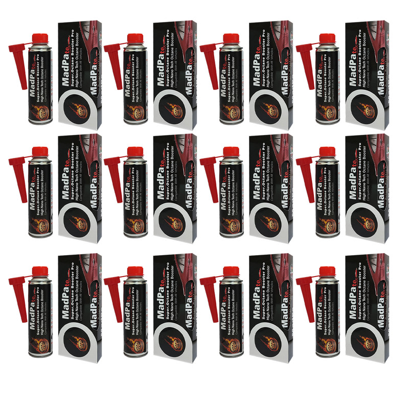 مکمل سوخت گروه مدپا مدل سوپر اکتان بوستر حجم 280 میلی لیتر بسته 12 عددی